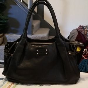 BEAUTIFUL KATE SPADE BLACK LEATHER LADIES HANDBAG